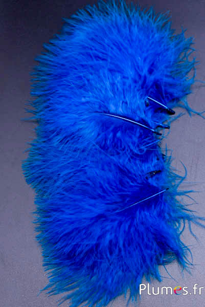 Maraboet kalkoen - 8-12 cm - blauw 